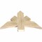 Ekena Millwork Davenport Rough Sawn Timber Gable Bracket, Douglas Fir, 36"W x 23"H x 2"D x 6"F, 15/12 Pitch GBW036X23X0206DAV00RDF - alternate 4
